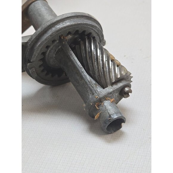 Vintage BOSTON BULLDOG Pencil Sharpener Orange Swirl Bakelite - Picture 10 of 16